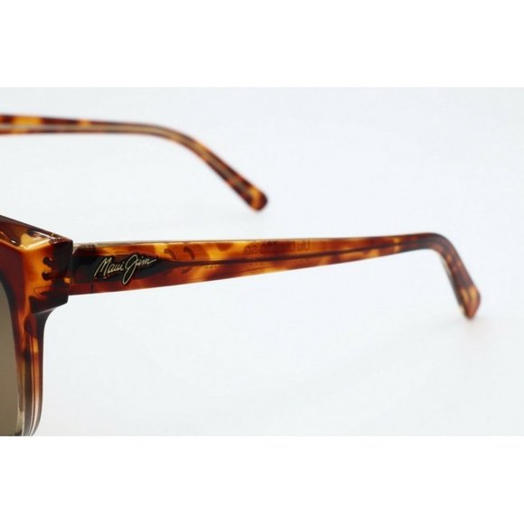 Maui Jim Olu Olu MJ 537-10A Cat Eye Tortoise Sunglasses Polarized Brown A